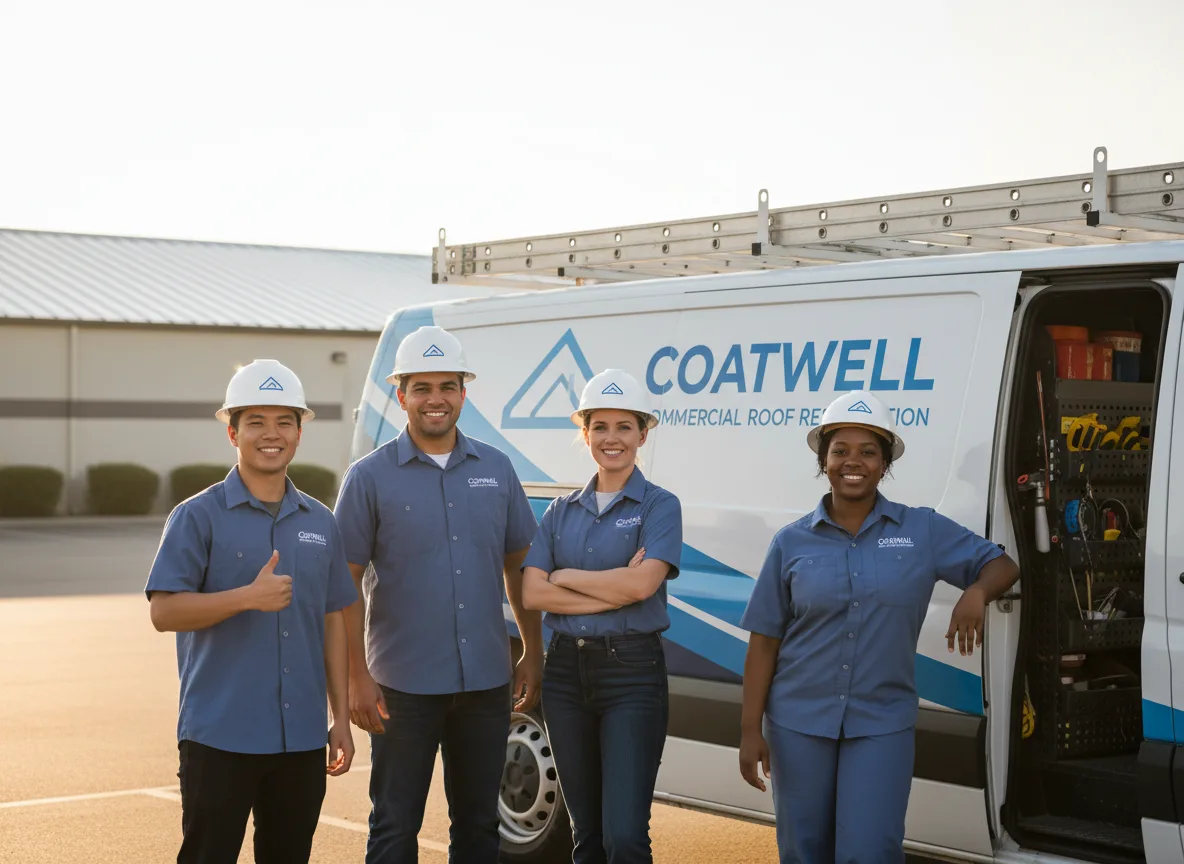 Commercial roof coating company in Mineral, CA